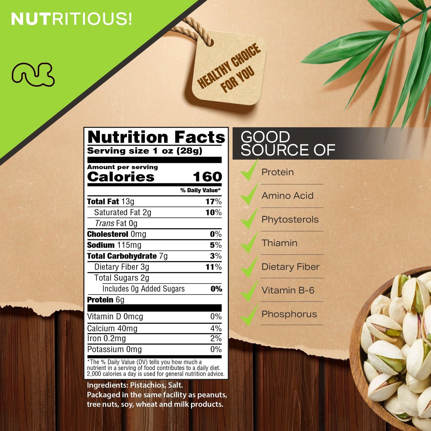 NUT CRAVINGS - Freshly Roasted & Salted California Pistachios (80oz - 5 LB) Packed Fresh in Resealable Bag - Nut Snack - Healthy
