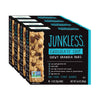 Junkless Chewy Granola Bars, Chocolate Chip, 24 Bars (6 X 1.1 Oz Bars/Box - 4 Boxes), Non-Gmo, Low Sugar, Great Tasting, Made For Kids & Families