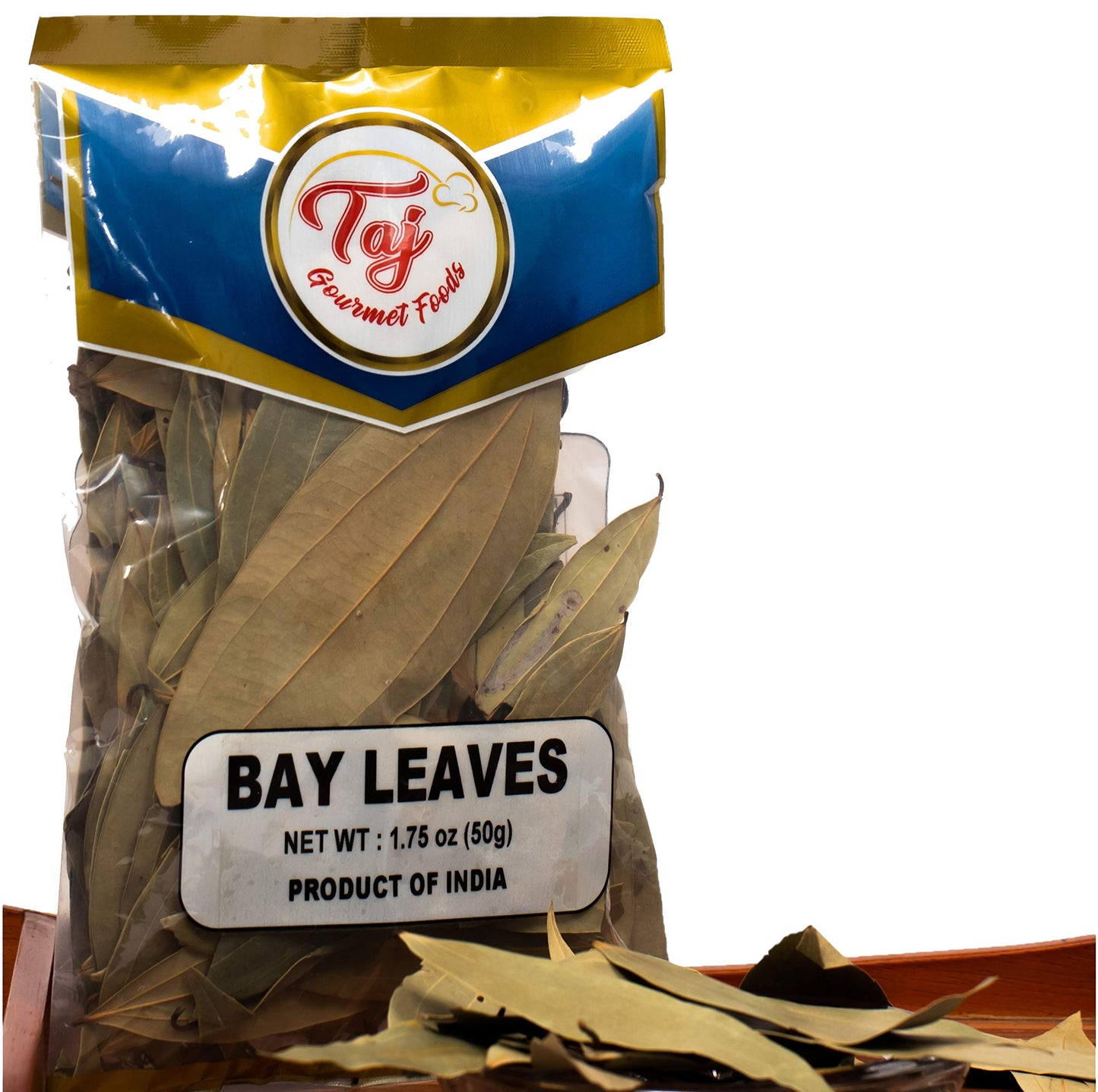 Taj Bay Leaves, Large Whole Bay Leaf (Tej Patta), 1.75Oz (50G)