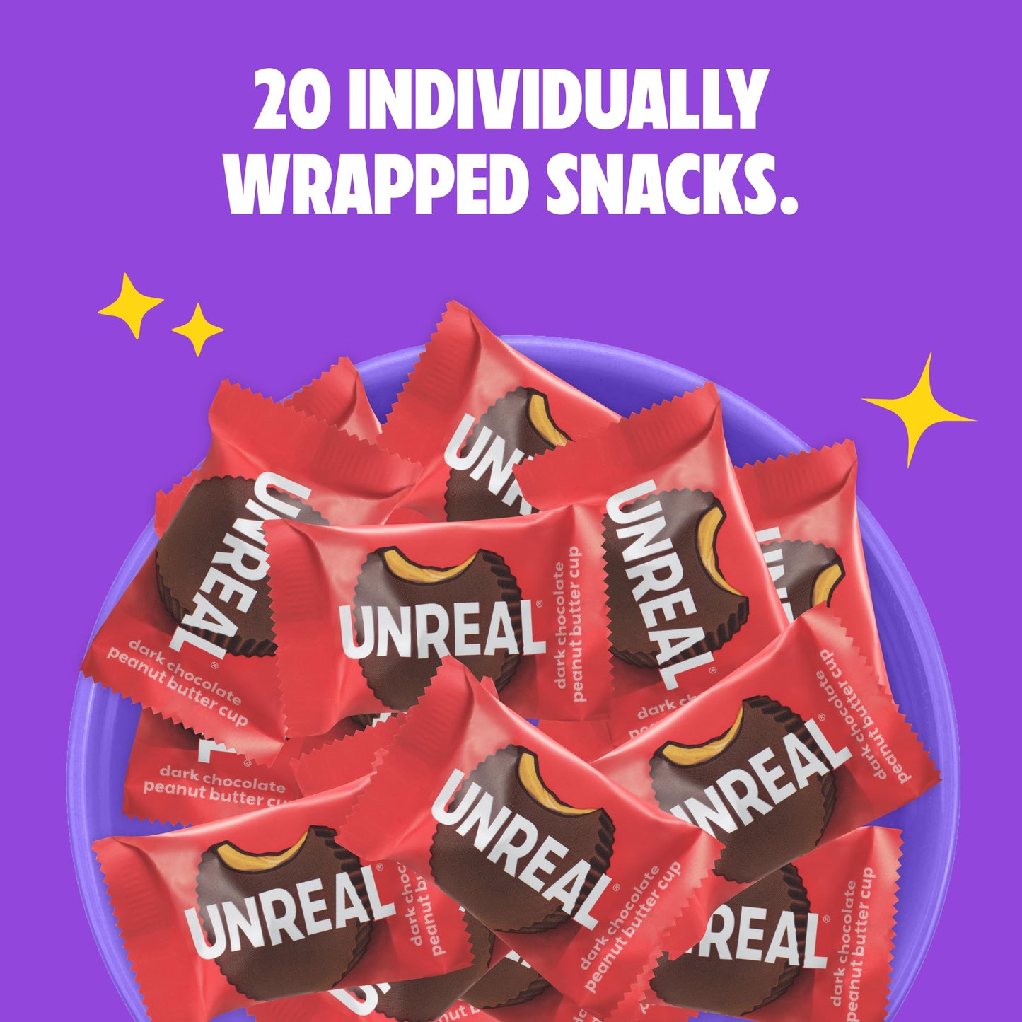 UNREAL Halloween Dark Chocolate Peanut Butter Cups, 10.6 OZ