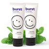 Burst Toothpaste With Cavity Fighting Fluoride - Whitening Toothpaste For Stain Removal - Sensitive Toothpaste With Xylitol - Ve