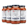 Carbone Mushroom Marinara Pasta Sauce | Tomato Sauce Made With Fresh & All-Natural Ingredients | Non Gmo, Vegan, Gluten Free, Lo
