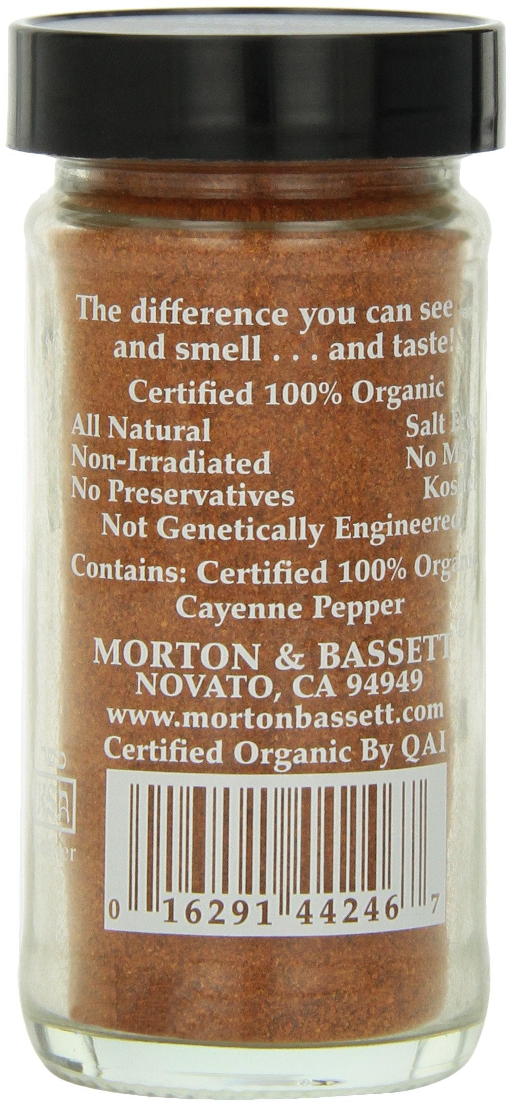 Morton & Bassett Organic Cayenne Pepper, 2 Ounce (Pack of 3)