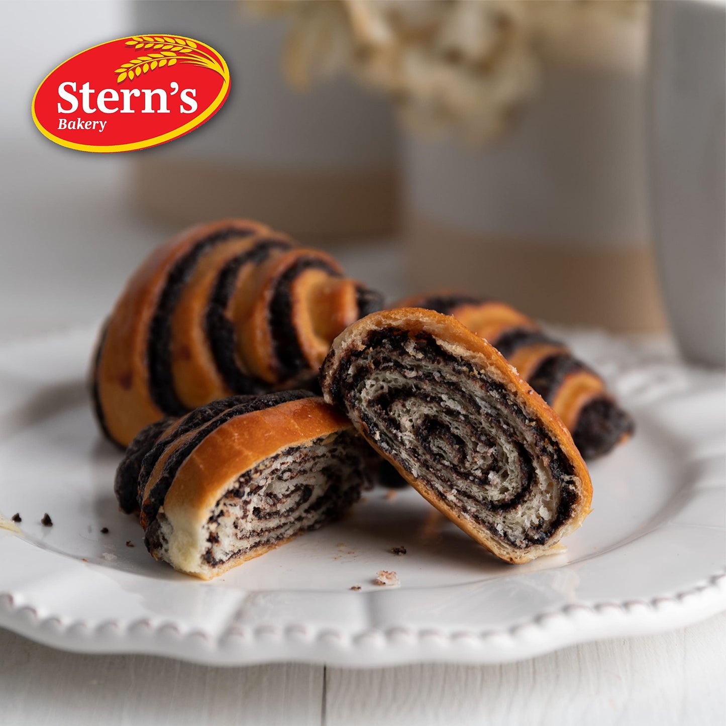 Rugelach Pastries | Chocolate Croissant | Chocolate Babka Bread | Breakfast Pastry | Coffee Snack| Kosher, Dairy & Nut Free | Ho