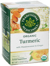 Traditional Medicinals Organic Turmeric w/ Meadowsweet & Ginger Herbal. Tea, 16 Tea Bags