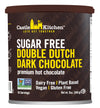 Castle Kitchen Sugar Free Double Dutch Premium Dark Hot Chocolate Mix with Monkfruit (8 oz) - Vegan, Dairy Free, Plant Based - K