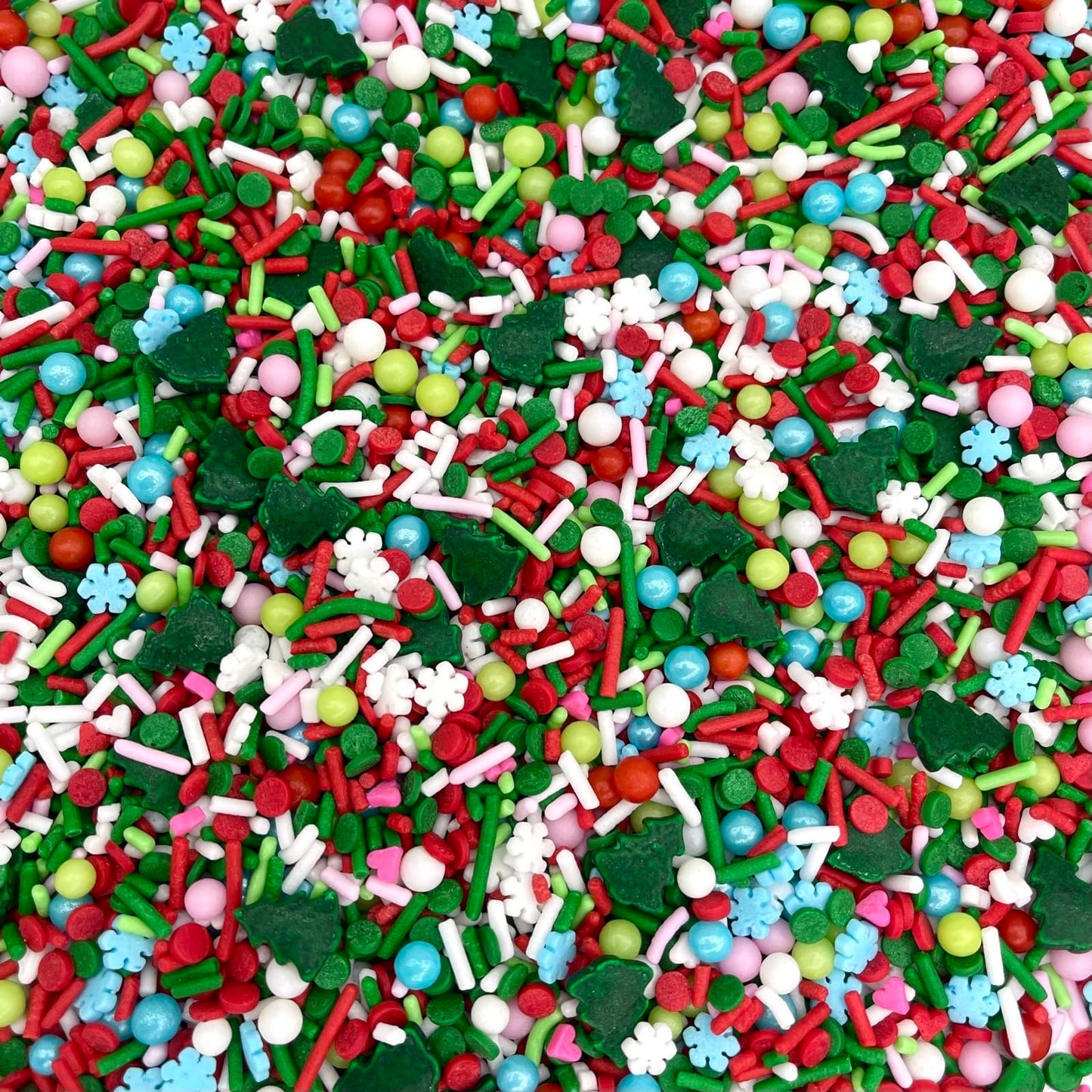 Manvscakes | 4 Oz Vintage Christmas Sprinkles | Cake Sprinkle | Cookie Sprinkles | Baking | Holiday Sprinkles | Pink And Green Sprinkle