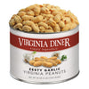 Virginia Diner - Zesty Garlic Seasoned Extra Large Virgnia Peanuts 18oz in Resealable Can for Snacking or Gifting