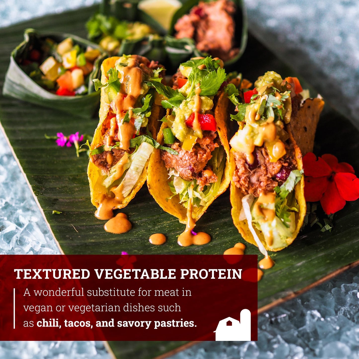 Hoosier Hill Farm Textured Vegetable Protein, 2Lb (Pack Of 1)