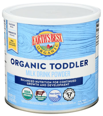 Earth'S Best Organic Toddler Milk Drink Powder, Natural Vanilla, 21 Oz