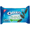 Oreo Thins Mint Flavored Creme Chocolate Sandwich Cookies, 10.1 Oz