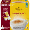 Gevalia Cappuccino Espresso K-Cup Coffee Pods (9 Pods And Froth Packets)