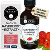 Natural Raspberry Extract - 2 oz - Water-Soluble - By Harvest Moon Delights - Raspberry Extract for Baking, Ice Cream, Drinks, a