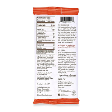 Chuao Chocolatier Baconluxious Chocolate With Plant-Based Bacon Milk Chocolate Bars | Gourmet Chocolate Artisan European No Preservatives | For Gift Baskets, Christmas, Valentines Day, Gifts For Women, Men, Birthday, Thank You, Care Package | 12 Pack