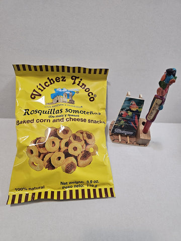 Vilchez Tinoco Rosquillas Somoteas, Baked Corn and Cheese Snacks 3 pack