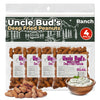 Jerky-n-Spice Uncle Buds Ranch Deep Fried Peanuts in Shell 4-Pack | Premium Savory Snack | High-Protein, USA Made