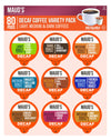 Maud'S Decaf Coffee Pods Variety Pack, 80 Ct | 9 Assorted Coffee Flavors | 100% Arabica Roasted Decaffinated Coffee | Solar Ener