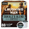 Laughing Man Dukale'S Blend Keurig Recyclable K-Cup Coffee Pods, Single-Serve Fair Trade Medium Roast Arabica Coffee For Use With Keurig Coffee Makers, 88 Count (4 Packs Of 22)