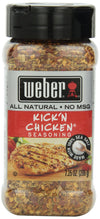 Weber Seasoning, Kick 'N Chicken, 7.25 oz