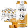 Slate Milk -Ultra Protein Shake-Salted Caramel-42g Protein 1g Sugar 180 Calories 1g Net Carbs-Lactose Free No Added Sugar-Made with Ultra Filtered Milk- Breakfast Boost Post Workout- 15 fl oz 12 Cans