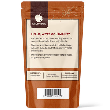 Gourmanity Whole Caraway Seeds, Non-Irridated, Caraway Seeds For Bread, Cooking And Grinder Refill, Product Of Finland 1Lb [16Oz