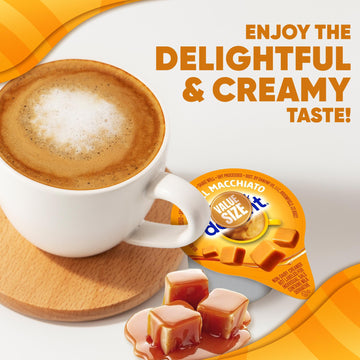 Generic Caramel Macchiato Creamer Singles, 192 Creamer Singles Included Great For Offices, Restaurants, Coffee, Bar, Gift And Ho