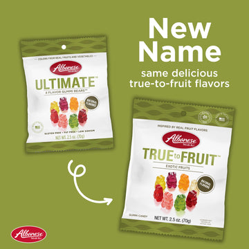 Albanese World'S Best Family Share Pack, 12 Flavor Gummi Bears & 8 Flavor Ultimate, 36Oz & 25Oz Bags Of Candy, Soft & Chewy Cand