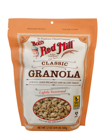 Bob S Red Mill Classic Granola, 12Oz (Pack Of 4) - Whole Grain, Kosher