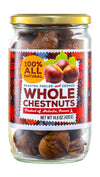Gourmanity Chestnut Jar, Chestnuts From Ardeche, France, Whole Roasted Chestnuts Peeled And Ready To Eat, Great For Cooking, Bak