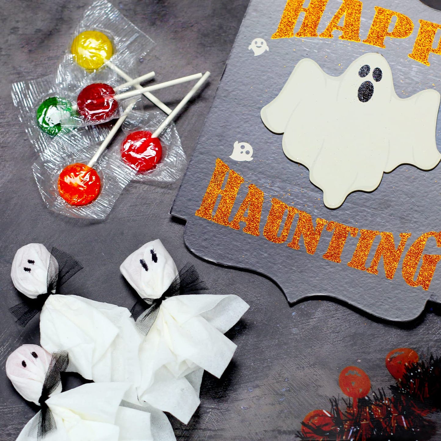 Lollipops Individually Wrapped - 5 Pounds - Halloween Classic Flat Lollipops for Kids - Round Lolly Pops - Assorted Fruit Flavor