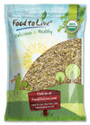 Food to Live - Organic Raw Superseed Mix- Chia, Flax, Hemp, Pumpkin, and Sunflower, 10 Pounds - Non-GMO Whole Seeds Blend, Vegan