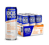 Focus Factor Energy Drink - Sugar Free, Low Calorie, Lightly Carbonated - Pack of 12 x 355ml Cans - Orange Flavour