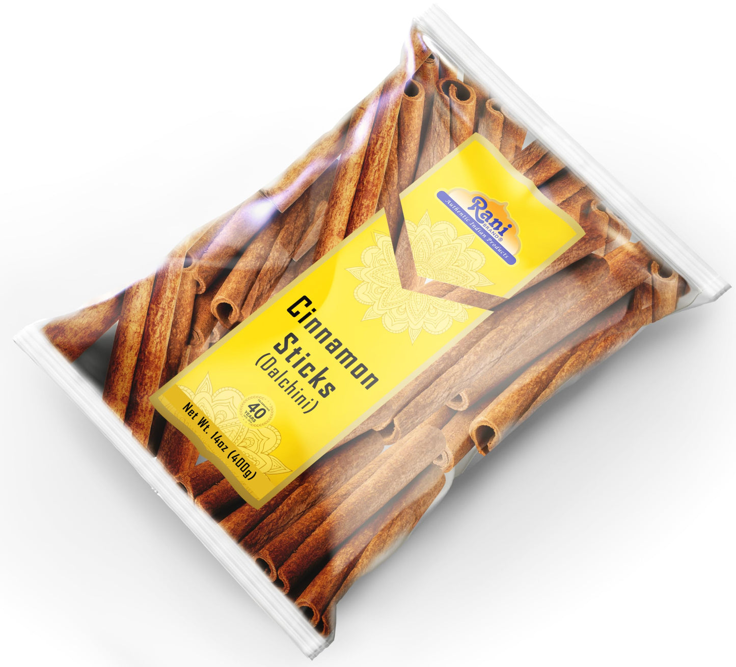 Rani Cinnamon Sticks 14Oz (400G) - 72-88 Sticks - Strong Aroma, Perfect For Baking, Cooking & Beverages | 3+ Inches Length - Cassia Saigon Cinnamon From Vietnam | Kosher