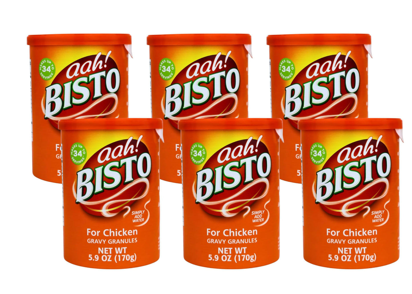 Bisto Chicken Gravy Granules 5.9 Ounce Canister (Pack of 6)