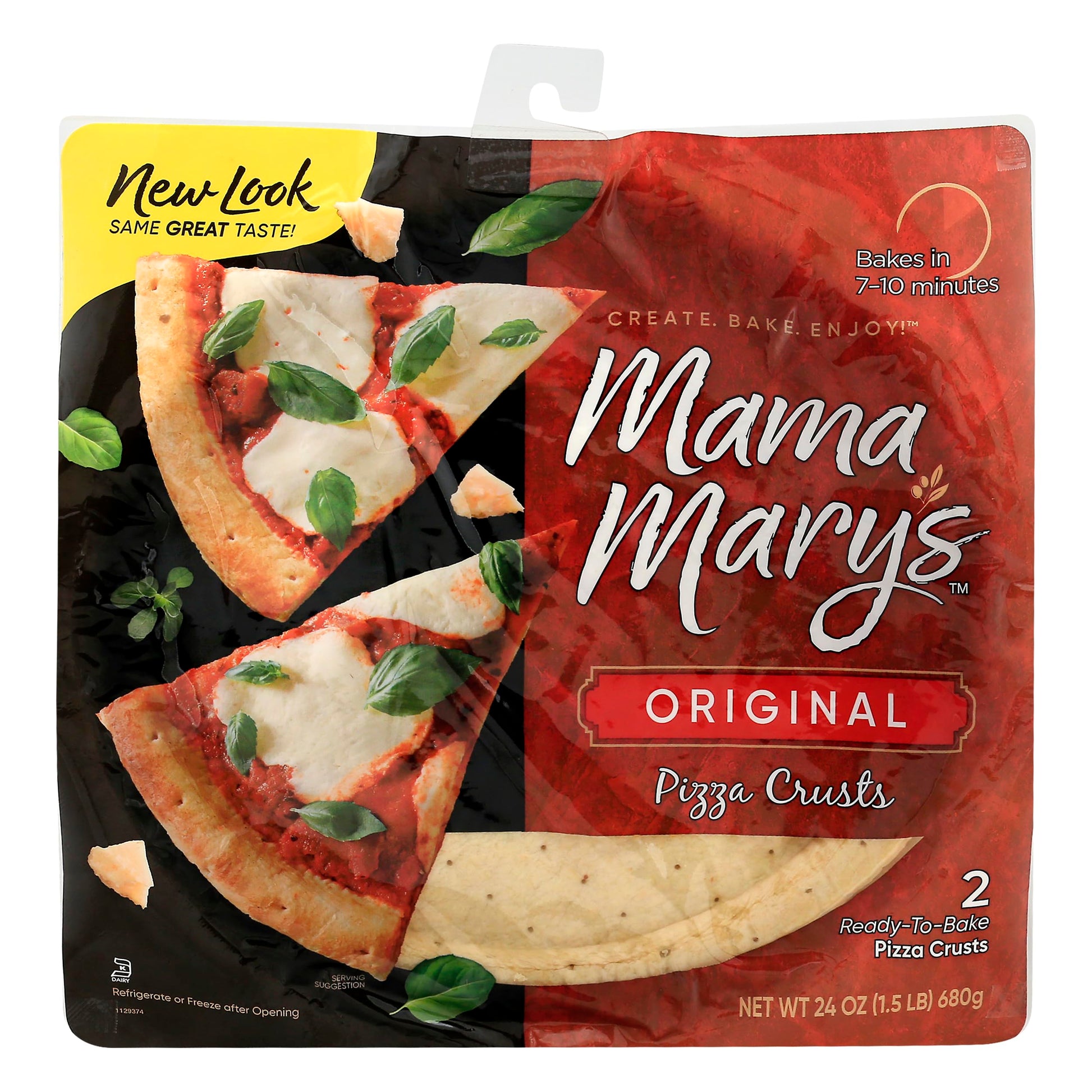 Mama Mary'S Traditional Pizza Crust, 12 Inch, 24 Oz