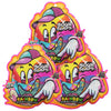 Sour Slaps 3-Pack Sour Candy Belts - Chewy, Vegetarian, 8 Flavors, Rainbow, Multi-color, Medium Size