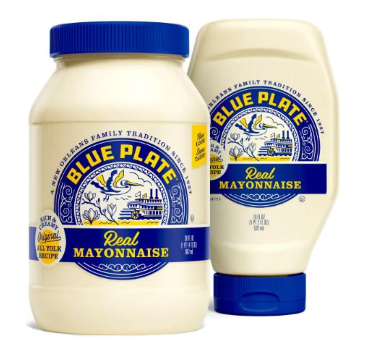 Blue Plate Real Mayonnaise, 8 Fl Oz Jar (Pack of 12)