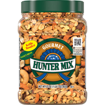Southern Style Nuts Gourmet Hunter Mix, 23 Ounces, Sesame Sticks, Peanuts, Sunflower Kernels, Almonds, Cashews, And Pepitas