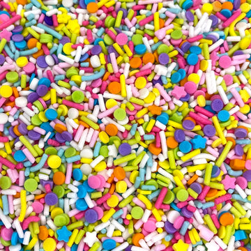 Manvscakes | 7.2 ounces of spring themed sprinkle confetti | Easter sprinkles | Edible sprinkles | Cookie sprinkles | Cake sprin