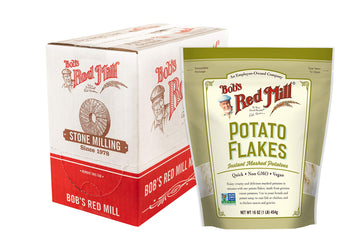 Bob'S Red Mill Instant Mashed Potatoes Creamy Potato Flakes, 16-Ounce (Pack Of 4)