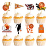 Ercadio 24 Pack Nba Star Basketball Cupcake Toppers Basketball Player Cupcake Picks Basketball Happy Birthday Cake Toppers For S