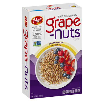 Grape-Nuts Cereal, Low Fat, High Fiber, Kosher 64 Ounce Box