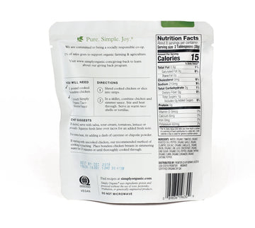 Simply Organic Mild Taco Simmer Sauce, Certified Organic | 8 Oz | Pack Of 6