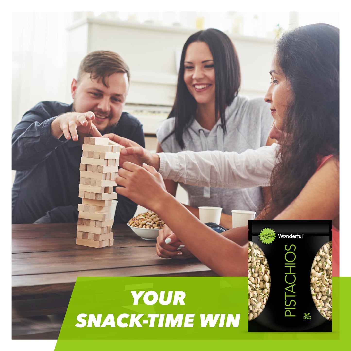 Wonderful Pistachios In Shell, Roasted & Salted Nuts, 48 Ounce Resealable Bag, Protein Snacks, Bulk Snacks, Healthy Snacks For A