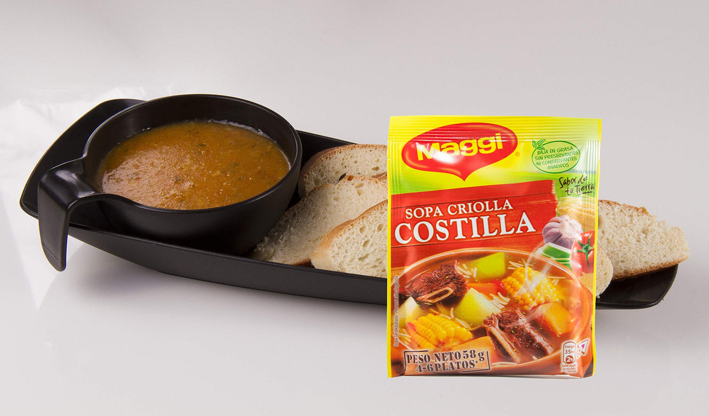 Maggi Sopa Criolla Con Costilla Latin Soup With Rib (24 Pack)