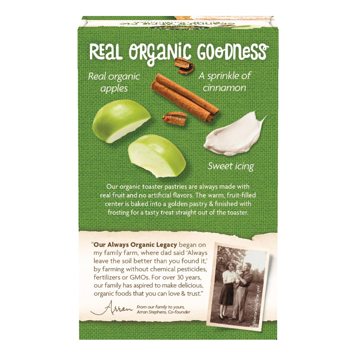 Nature'S Path Organic Toaster Pastries, Frosted Granny'S Apple Pie, 72 Count (Pack Of 12, 11 Oz Boxes), Made From Real Apples