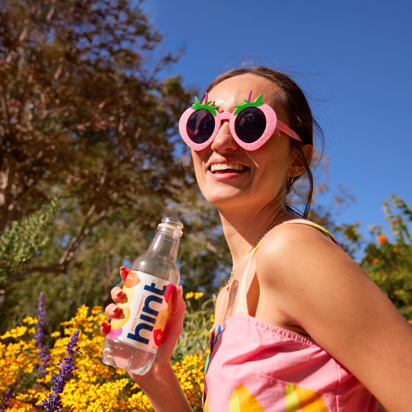 Hint Fruit-Infused Bottled Water, Peach Raspberry - Sugar Free Flavored Water With Zero Calories, Naturally Flavored, And No Art