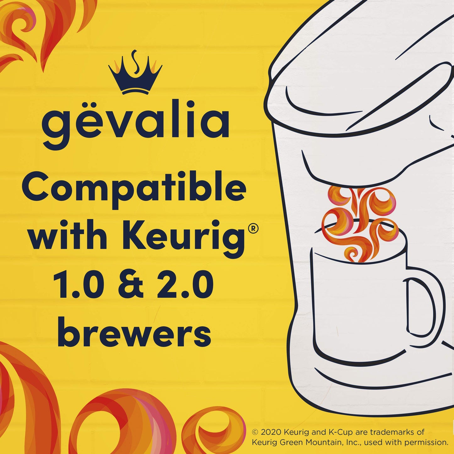 Gevalia Signature Blend Mild Roast K Cup Coffee Pods (12 Pods)