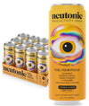 Neutonic Nootropic Energy Drink | Orange Sunrise | 120mg Caffeine | Zero Sugar | 12 Cans