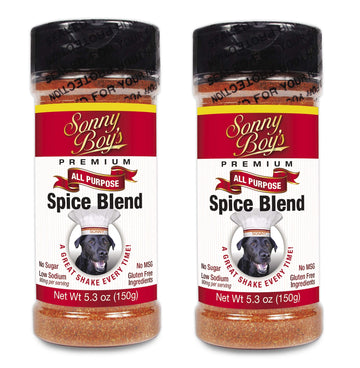 Sonny Boy's Premium All Purpose Sugar Free Meat Seasoning Spice Blend & Spice Rub, Sugar Free, Gluten Free, No MSG, Low Sodium,